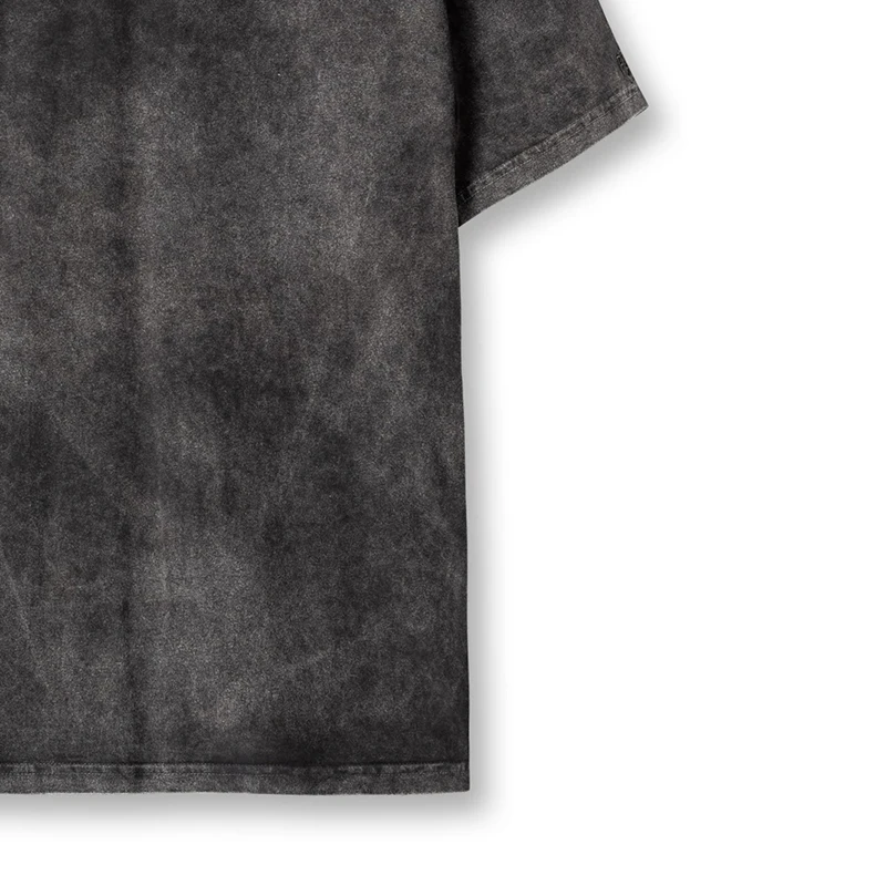 Maxgarment High Quality China Wholesale Men Vintage  Short Sleeve Plus Size Mens Washed T Shirt