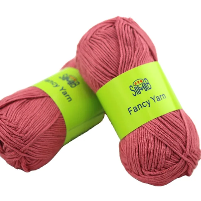 
high quality dyed novelties bamboo crochet yarn for Hand Knitting Sweater or DIY Toy or spring summer sweater  (1600230518060)