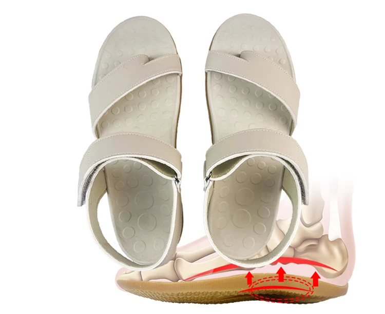 Arch support insoles for sandals heels rope orthopedic sandals adept