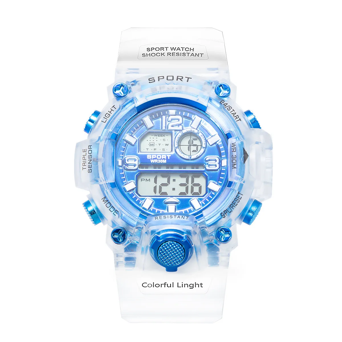 High Fashion Sport Watch Electronic Multifunction Student Watches