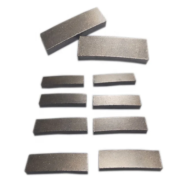 Good Quality Metallic Diamond Cutting Disc Segment Soft Stone High Cutting Efficiency Andesite Diamond Segment