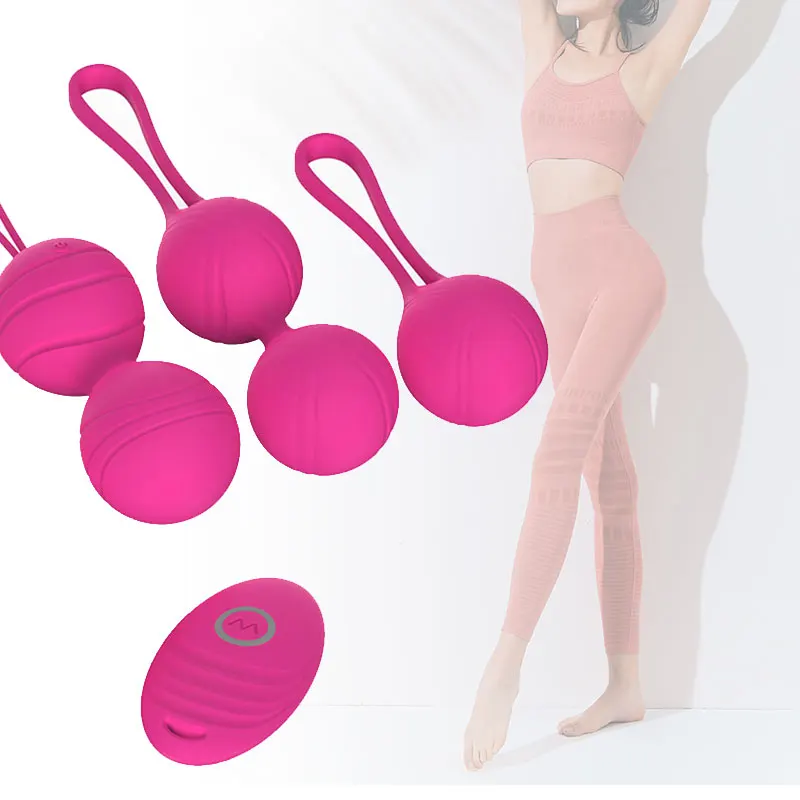 Шарики Кегеля, силиконовый тренажер для вагинального упражнения, вагинальный вибратор для упражнений для женщин, набор устройств для упражнений Кегеля, шарик Кегеля