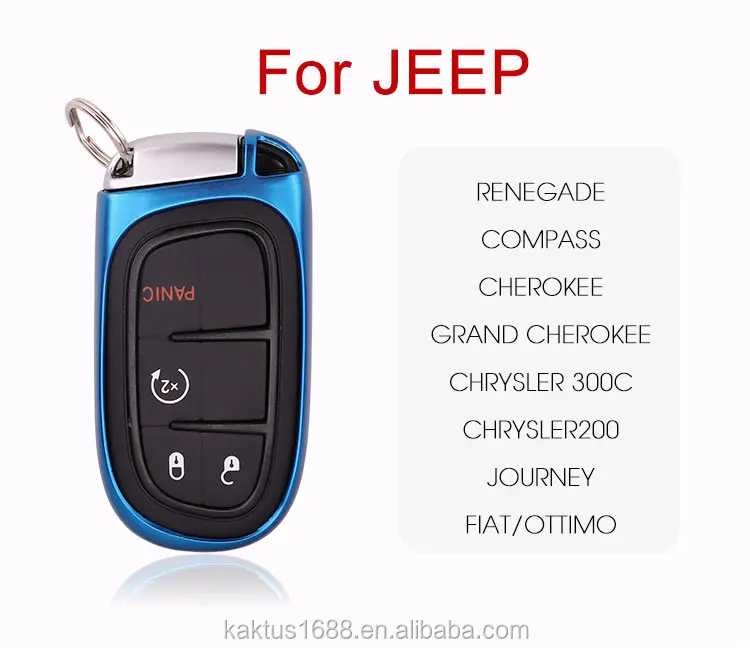 Чехол для автомобильного ключа JEEP чехол с компасом Grand CherokeeChrysler300C 200 Journey FIAT Ottimo защитный