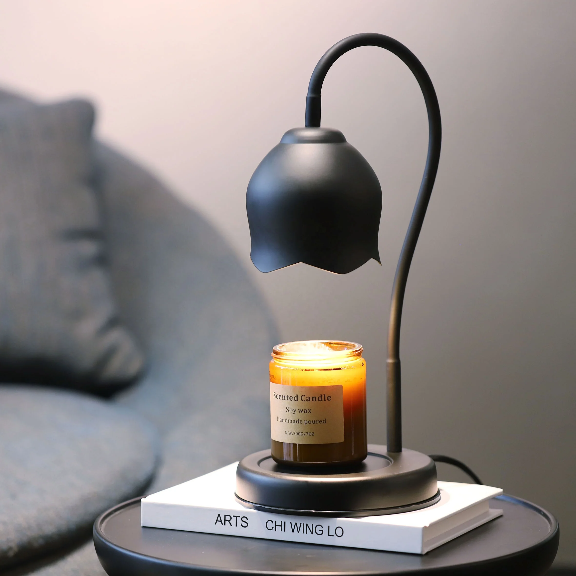 Flowers adjusted 360  Candle warmer lamp girl warm fragrance table light family decoration Christmas aromatherapy gift  heater