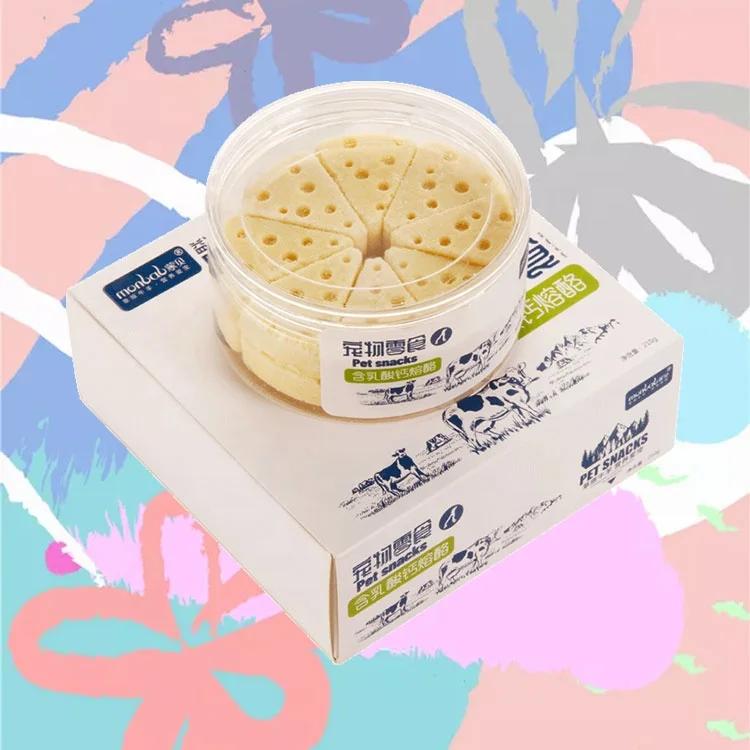  Snack Pet Dog cheese Bovine colostrum Treats And Food Twisted Sandwich