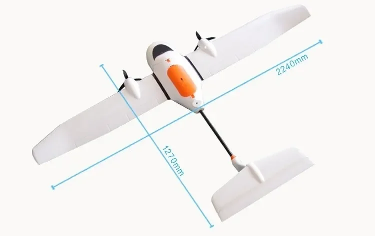 HOT SALES NEW DESIGN EVE 2000 2240MM BINARY FIXED WING AIRBUS AIRCRAFT MODEL KIT