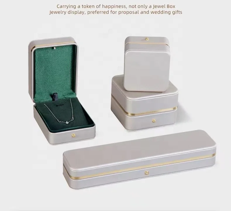 Meiman Jewelry Packaging Box OEM Luxury Necklace Earring Ring Mini Jewelry Travel Storage Box Set Gift Packaging Jewelry Box