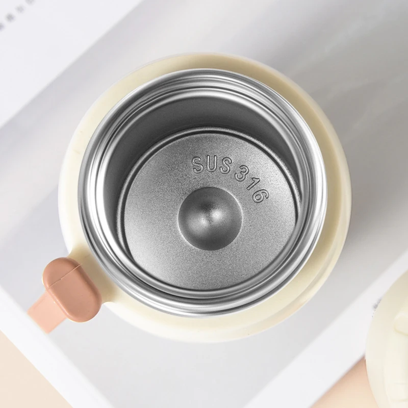 Beauchy 2025 Smart Water Bottles Student School 400Ml Stainless Steel Water Bottle With LED Display Lid