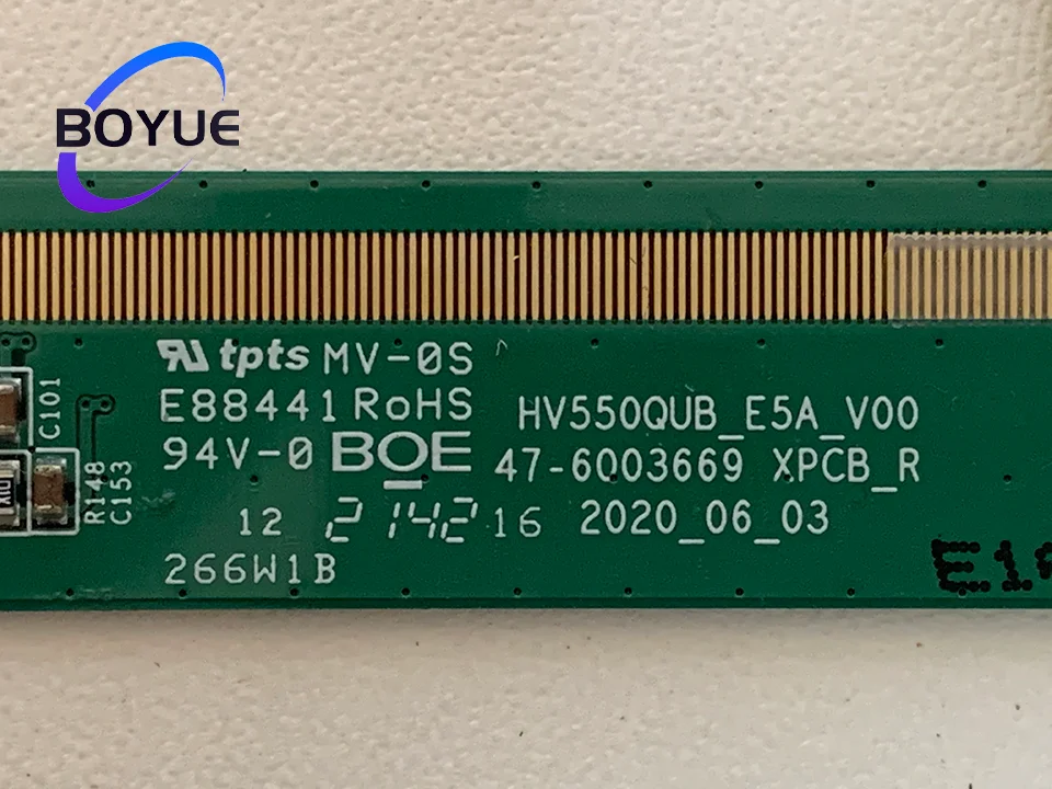 55 inch smart TV panel LCD Display Screen HV550QUB-S5B replacement led lcd tv screens open cell for Production led TV