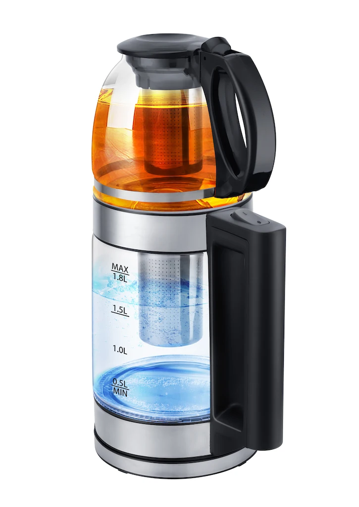 lianjiang pyrex clear glass transparent 1.8l  electric kettle  jug price household manufacturers