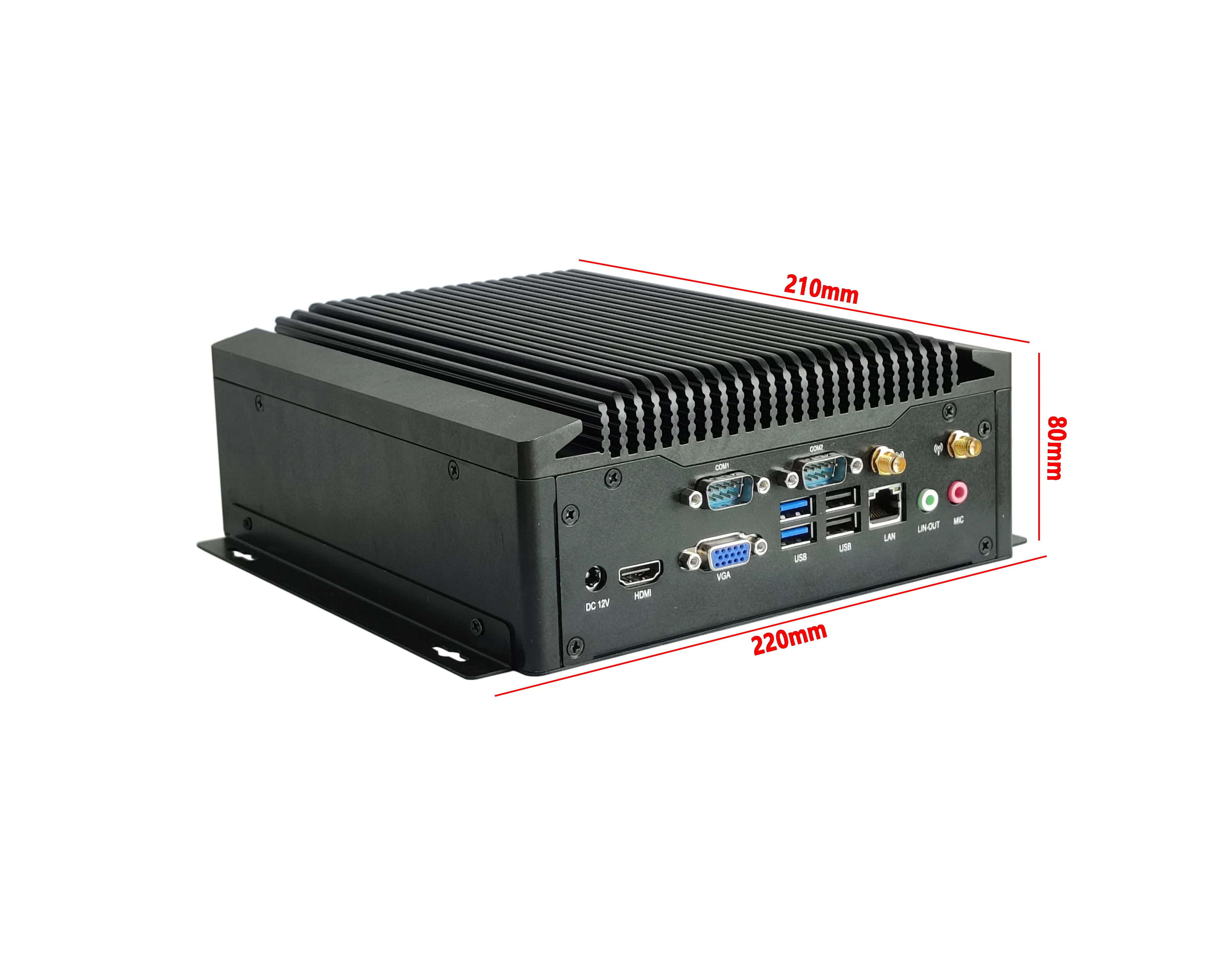 ELSKY Alder Lake high performance 13th generation processor fanless mini-itx motherboard DP LVDS/EDP RS232/RS485 i7 mini pc