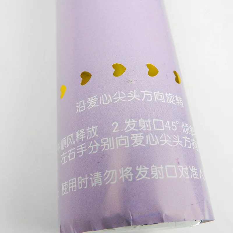 Festival Hand Held Spring Round Color Paper Premium Party Confetti Air Party Popper Cannon Shooter For Christmas Wedding