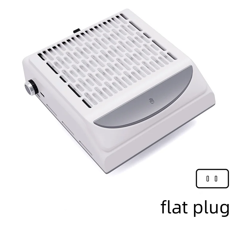 2024 Hot Sale Rechargeable Nail Art Manicure Dust Collector Professional 100w Powerful Two Colors USB Charge Low Noise