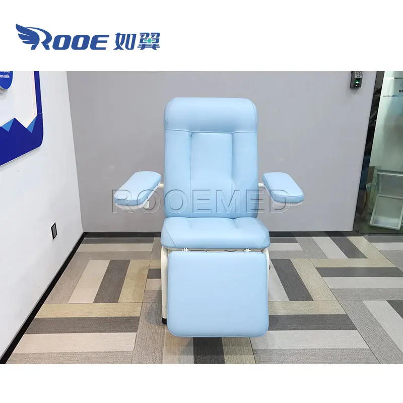 BXS105 Medical Equipment Manual Adjustable Blood Phlebotomy Dialysis Chair Blood Donor Chair