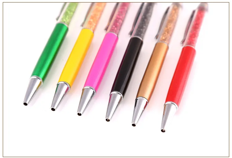 Promotional Metal Ballpoint Pen Crystal Diamond Advertising Pen Office Supplies