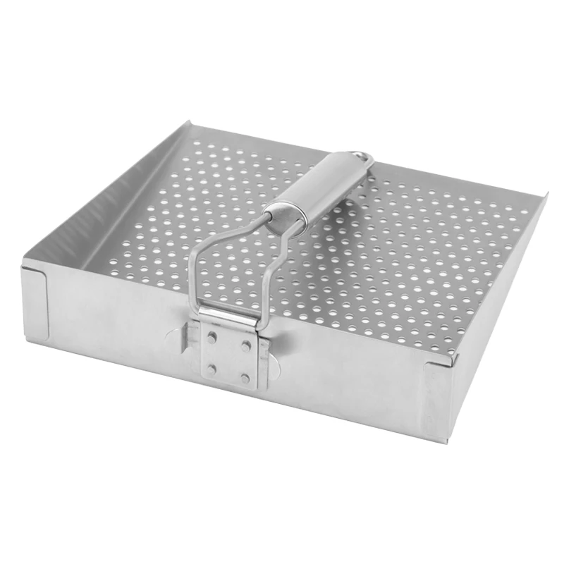 New good quality folding handle stainless steel perforated pizza shovel tool spatula pizza peel