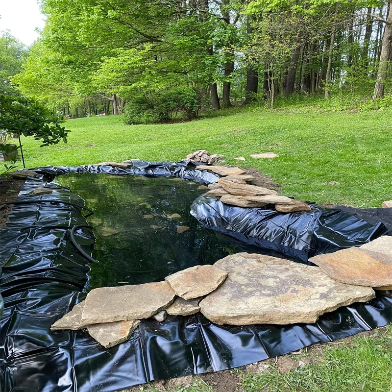 fish farm pond liner composite geotextile hdpe geomembrane liner smooth membrane aquaculture pond liner hdpe sheet geomembrane