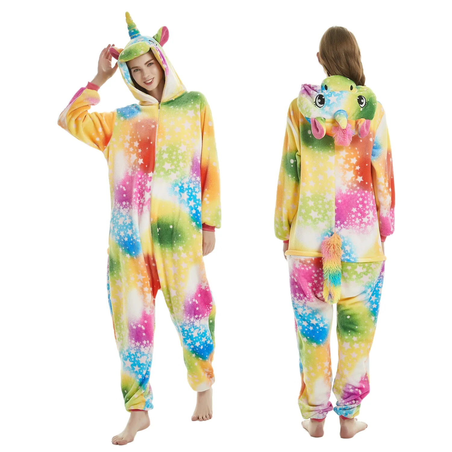 IN-STOCKED Retail Wholesale halloween theme pjs for women and children family christmas onesie pyjama pajamas Pijama Kigurumi