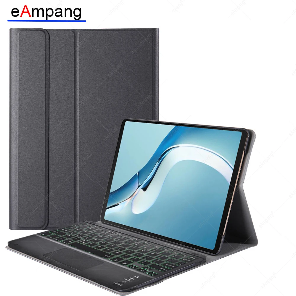 2021 New BT 3.0 Detachable Magnetic Touchpad Backlit Keyboard Case For Huawei Matepad Pro 12.6 2021 Case with Keyboard