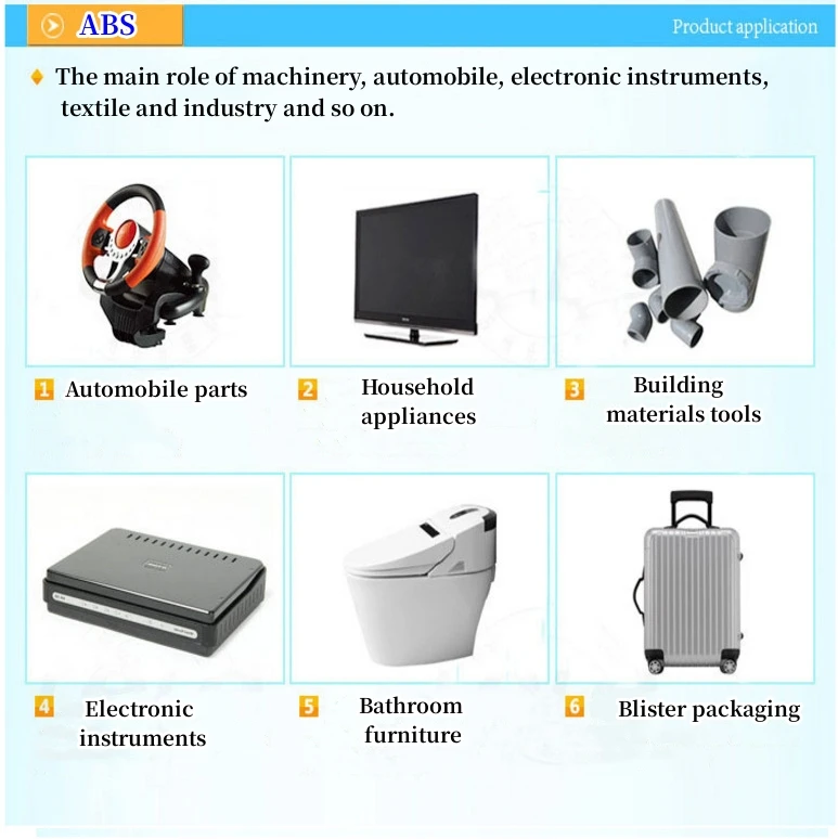 high density ABS 757 Resin abs plastic granules abs resin granules PP PET PVC PBT for Pipe Resin Prime Switch