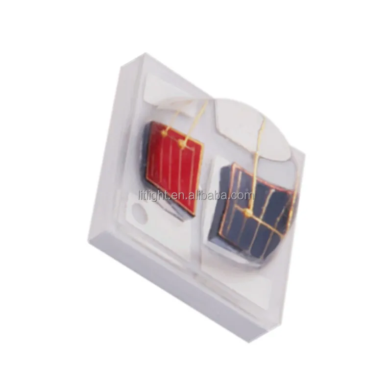 Hot New Bi-color 660nm+850nm dual wavelength light source 3030 3535 5050 SMD LED chip red+IR bicolor for medical beauty therapy