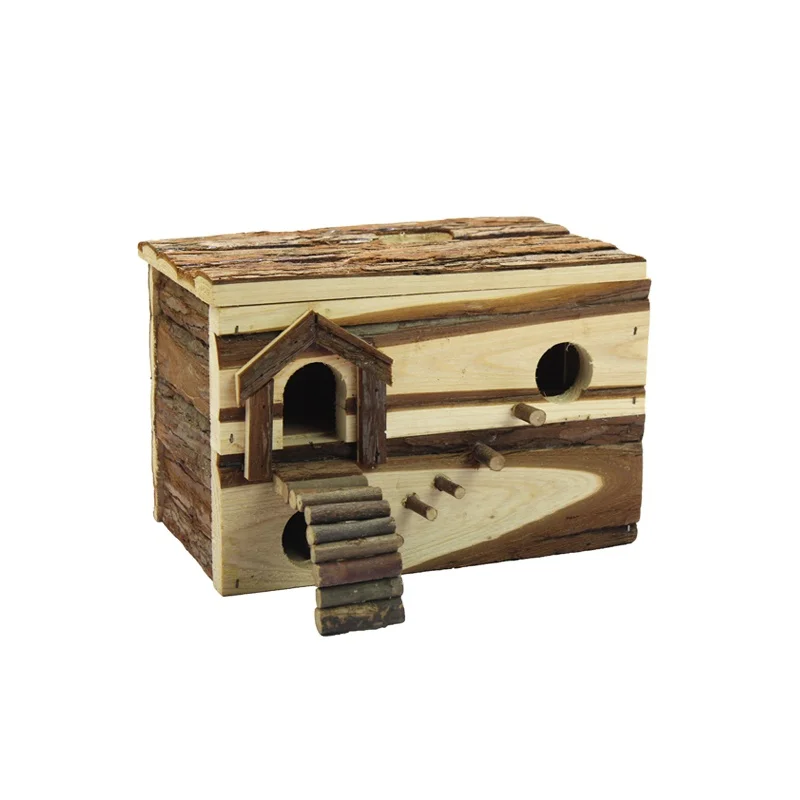 Оптовая продажа, деревянная клетка для хомяка, небольшие домики для животных