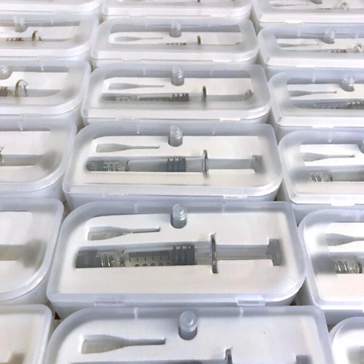 
Customizable vape cigarette cases syringe packaging clear USB plastic box 