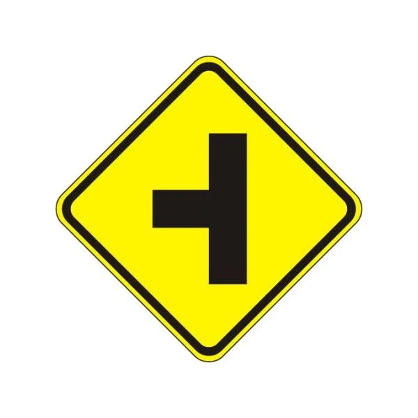 Circular intersection signs Custom designed European standard road signs and road safety implications