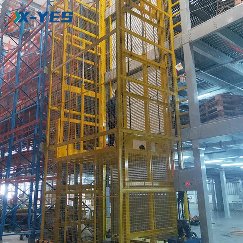 Automatic High Efficiency Vertical Lift Conveyor Cargo Lift Warehouses Vertical Lifter Elevator Conveyor
