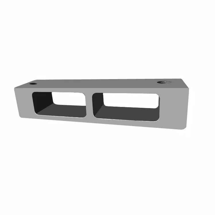 iron powder press sinter double system sky lever spacer steel block for textile machine parts