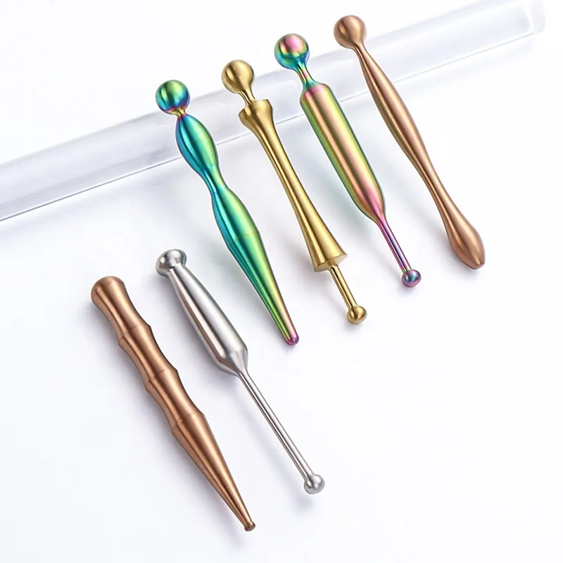 Luxury Wholesale Stainless Steel Full Body Deep Tissue Trigger Point Face Facial Reflexology Tools Pain Relief Acupuncture Pen