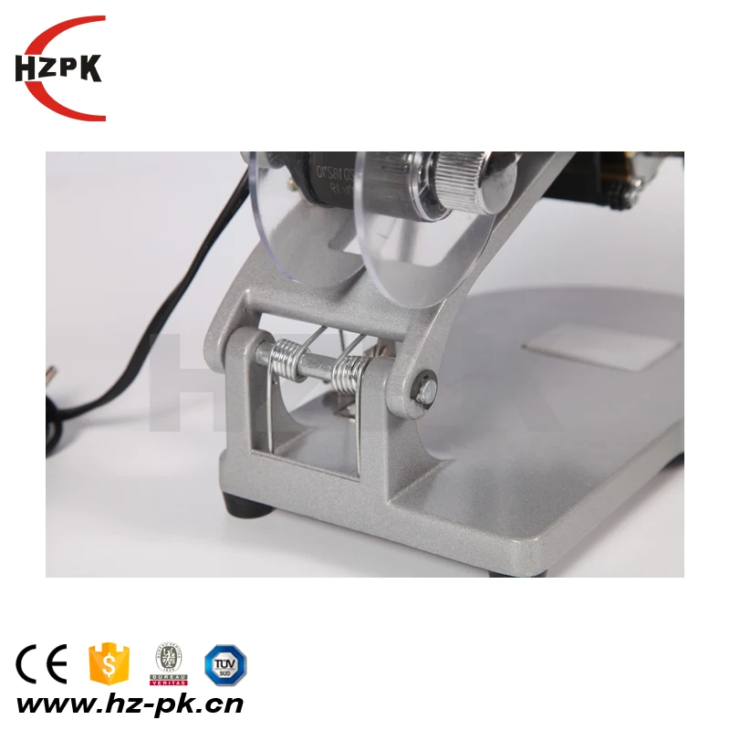 HZPK DY-8 Printing dates Thermal ribbon coding machine Thermal manual sensor coder machine