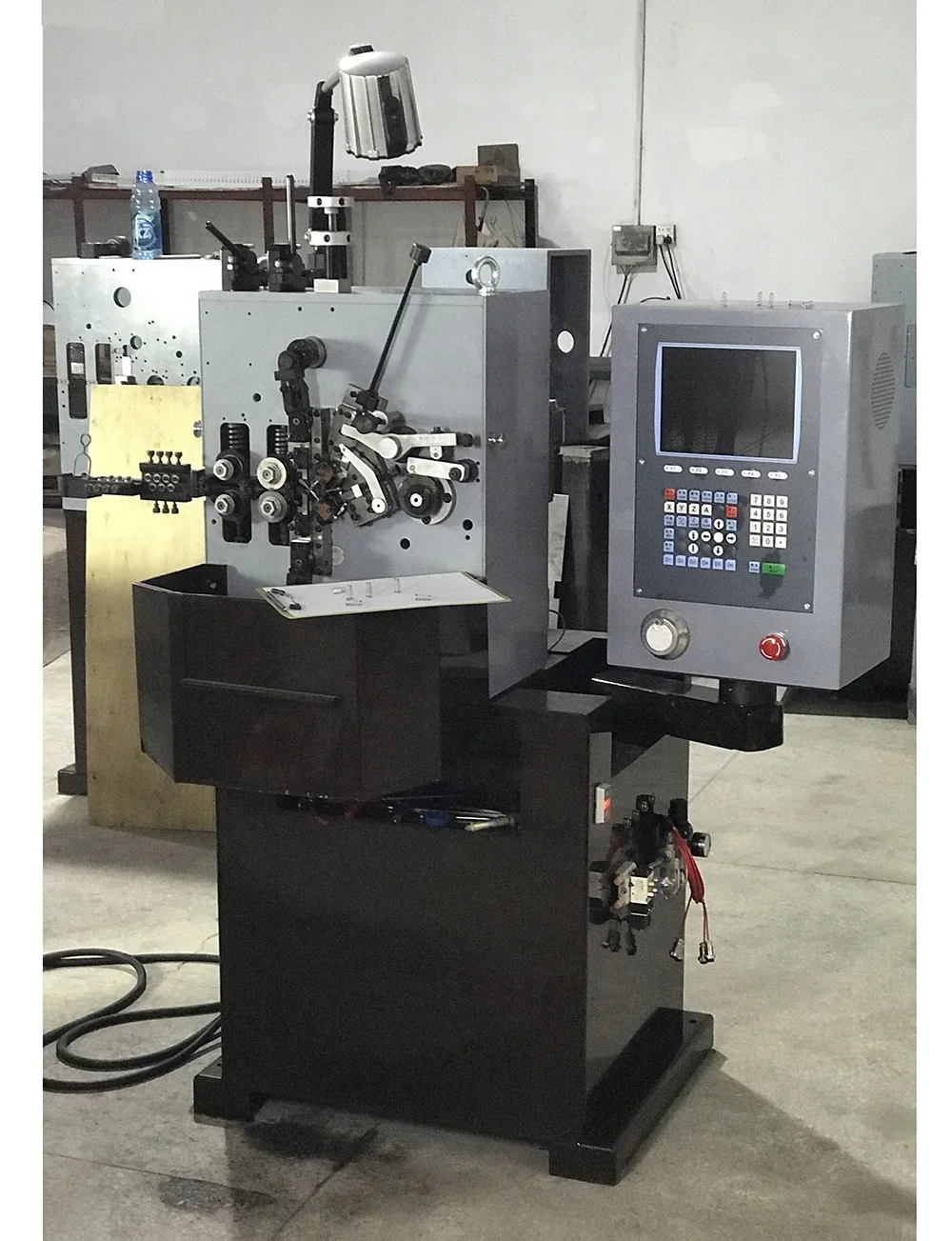 0.15-2.0mm 4axis compression spring making machine small spring coiling machine For collar