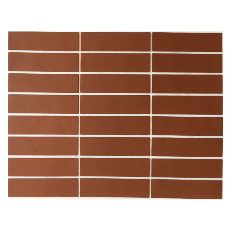 24 In 1 Combined Brick Flexible Clay Tile Professional Supplier Support Fast Install Fireproof Extrior wall Ceramic Bricks