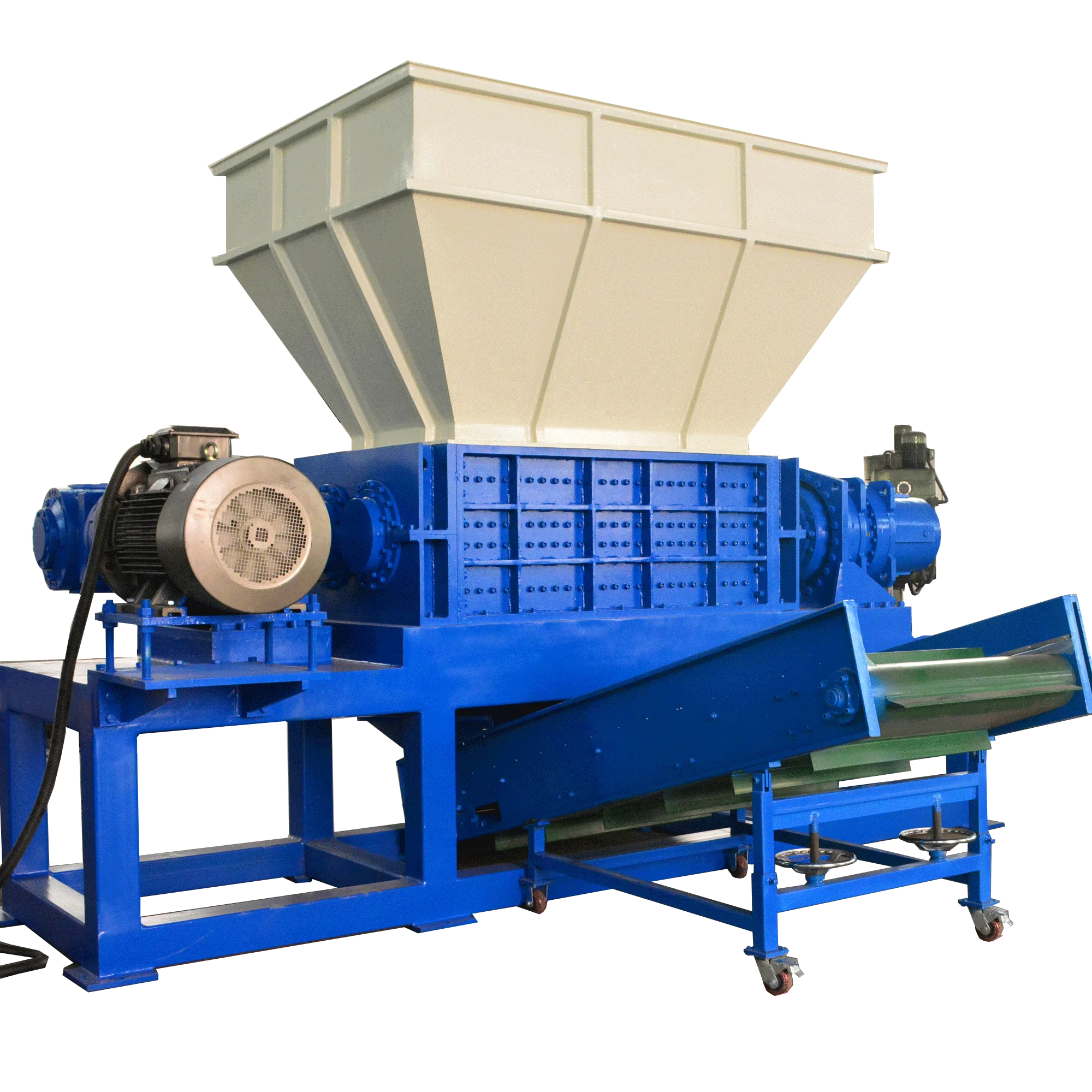 Professional Manufacturer for Blue Barrel Drum Bottle and Metal Steel Iron Bucket Recycling Shredder Machine