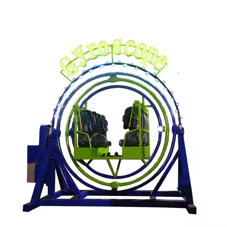 Fantasy human gyro rides Virtual reality simulated rides park for sale