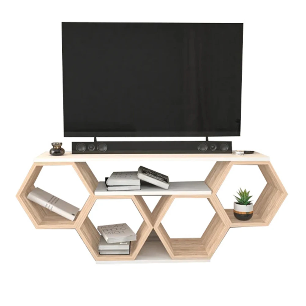 China factory wholesale 2021 modern wood lcd tv stand with storage cabinet