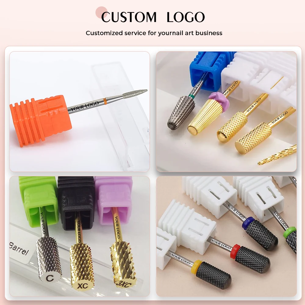 High Quality Purple 7.0mm 3/32 Tornado Volcano 3XC Nail Bit Tungsten Carbide Nail Drill Bit For Nails