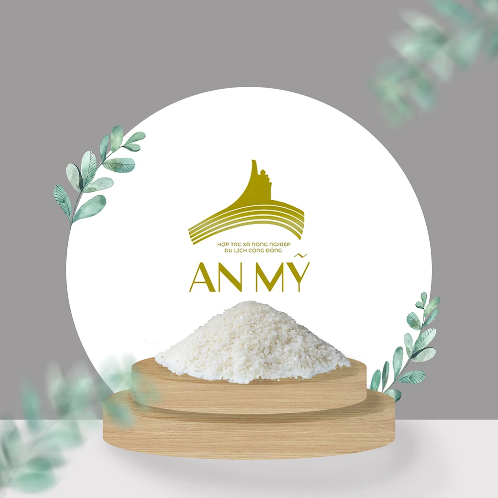 Natural Wheat Rice Texture Soft Low Broken Organic Rice Medium Grain White