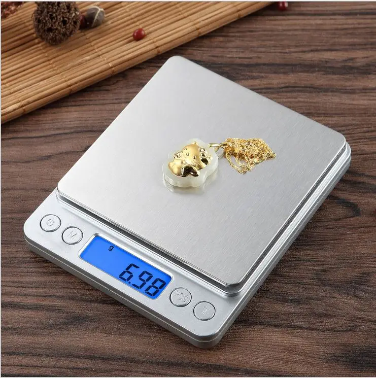 Digital Kitchen Scale 500g/0.01g Mini Pocket Jewelry Scale Multi function Cooking Food Scale