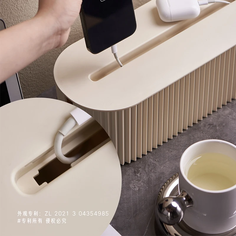 Cord Board Storage Box Cable Arrangement Storage Desktop Tidy Box