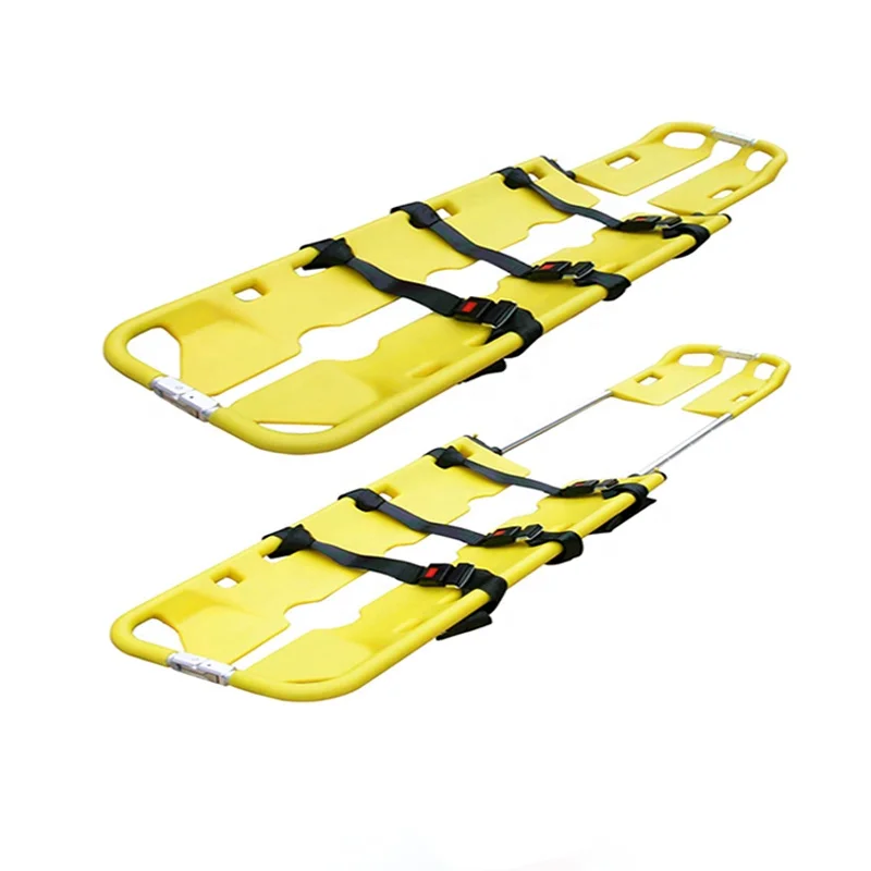 Hot Sale Hospital Furniture Folding Plastic Scoop Stretcher For Sale