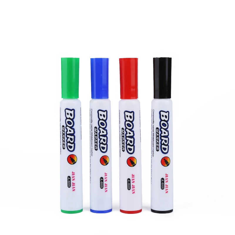 Non-Toxic  MultiColor Bright Dry Erase WhiteBoard Marker Pen Round Tip Dry Erase Marker With Cotton Core