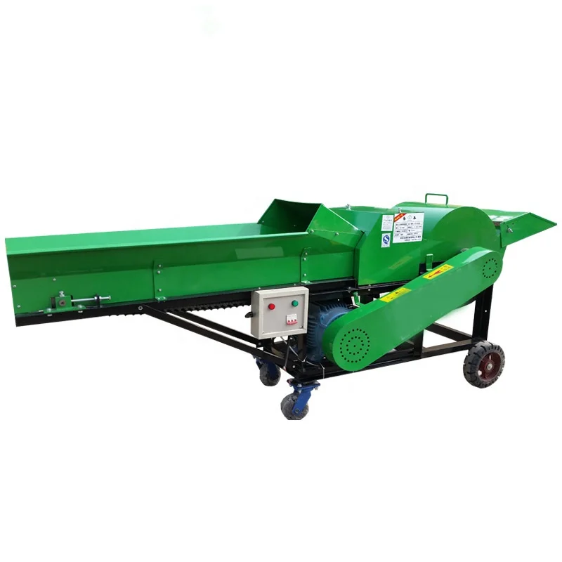 High Efficiency Grass Chopper Straw Crusher Corn Sliage Chaff Cutter Machine