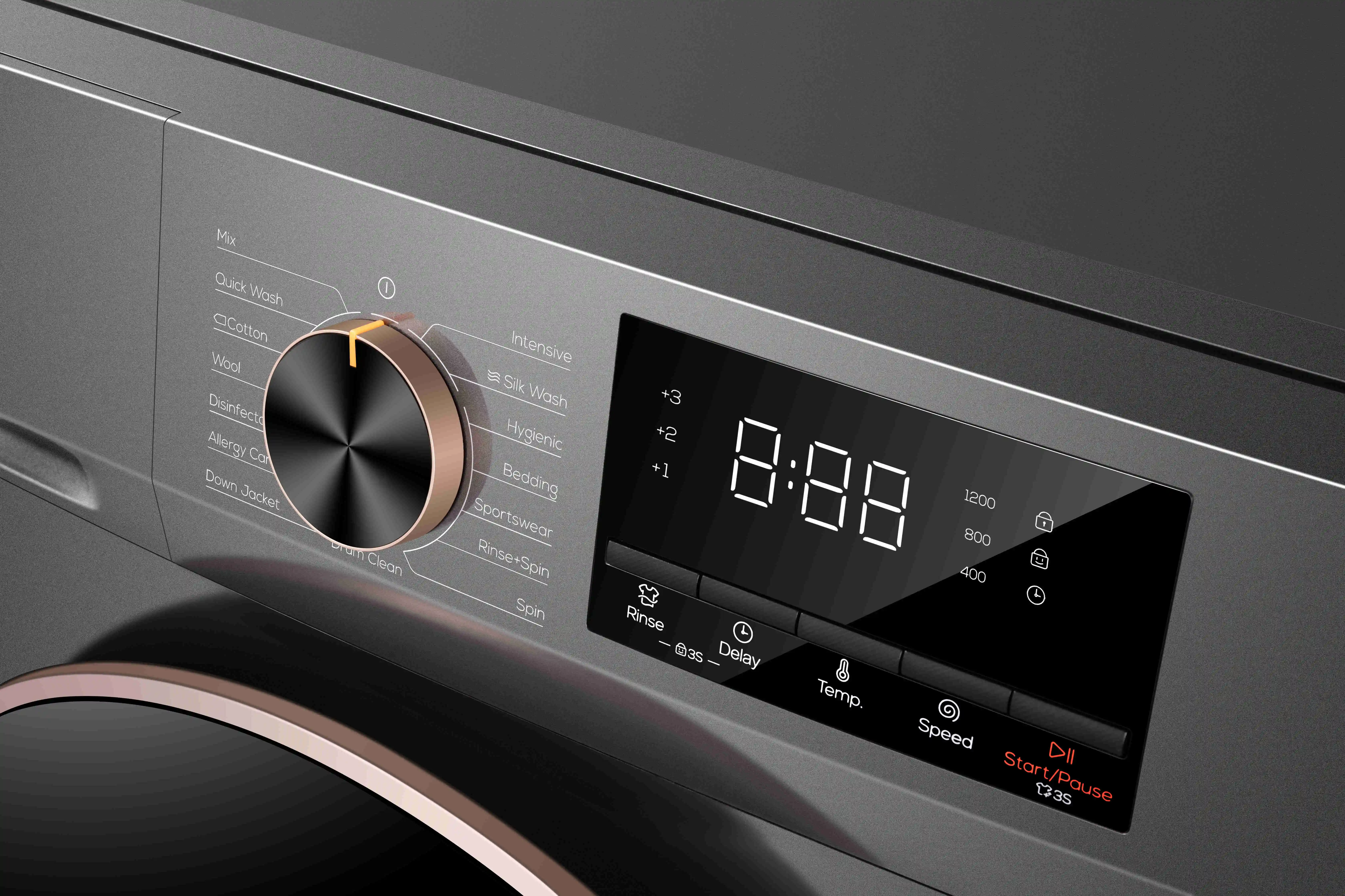 all-in-one washing/drying machine PCM Cabinet Material Front Cover Washing Machine with Dryer