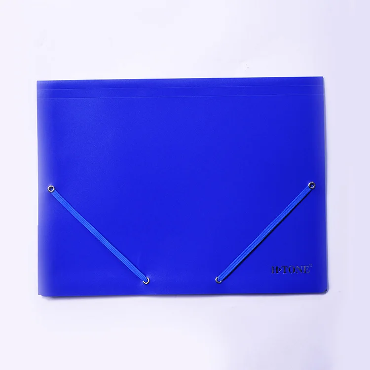 
hot sale office and school stationery custom multicolor elastic closure folder 