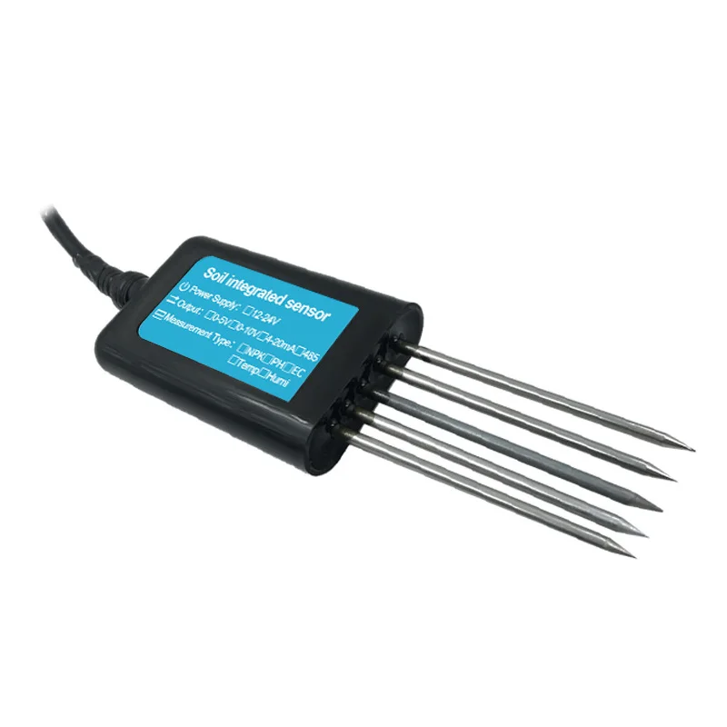 RS485 7 в 1 измеритель температуры и влажности почвы NPK PH EC