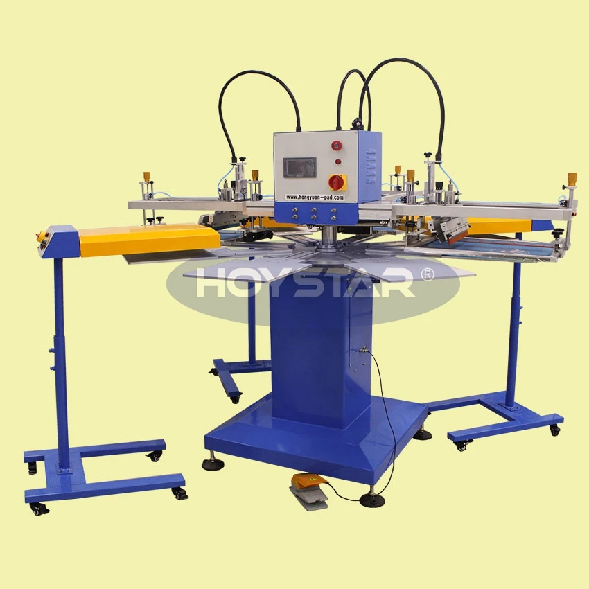 Carousel Screen Printing Machine T Shirt/Clothes/Textile/Fabric Printing