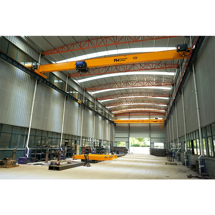 Low price 2ton 3.2 ton bridge overhead crane euro style single girder overhead crane