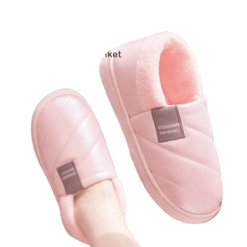
Design Comfortable Winter young And Lady Warm Indoor House Cotton Padded Home Slippers 
